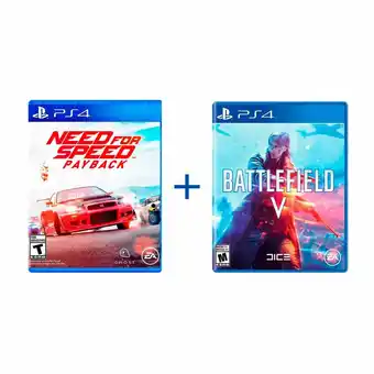 Falabella Need for Speed Payback + Battlefield V PS4 oferta