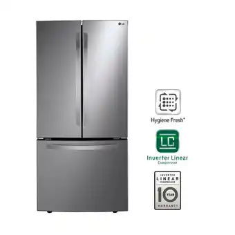 Falabella Nevecón LG French door 716 lt Tecnología Door Cooling Filtro Hygiene Fresh Inverter Lineal Compressor LM65BGSK oferta
