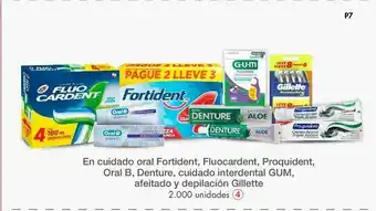 Metro En cuidado oral fortident, fluocardent, proquident, oral b, denture, cuidado interdental gum, afeitado y depilación gillette oferta