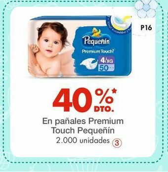 Metro En pañales premium touch pequeñín oferta