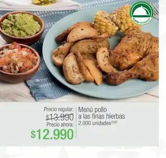 Jumbo Pollo a las finas hierbas oferta