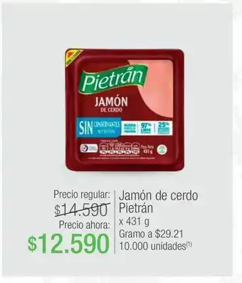 Jumbo Jamón pietran oferta