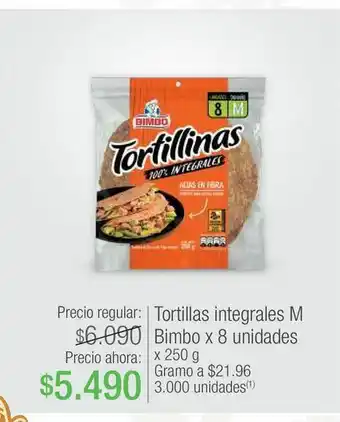 Jumbo Tortilla bimbo oferta