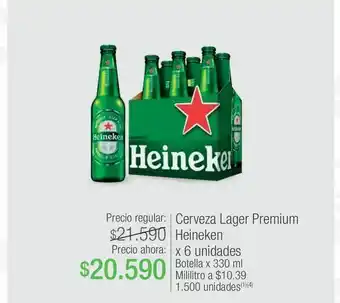 Cerveza heineken
