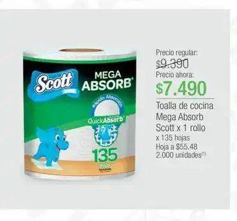 Jumbo Toalla de cocina scott oferta