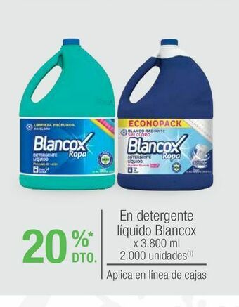 Jumbo Detergente líquido blancox oferta