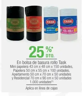 Jumbo Bolsas de basura task oferta