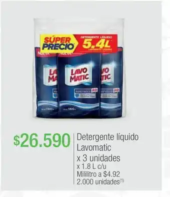 Jumbo Detergente líquido lavo matic oferta