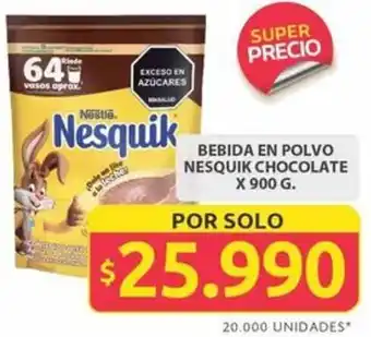 Ara Bebida en polvo nesquik chocolate oferta