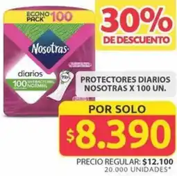 Ara Protectores diarios nosotras oferta