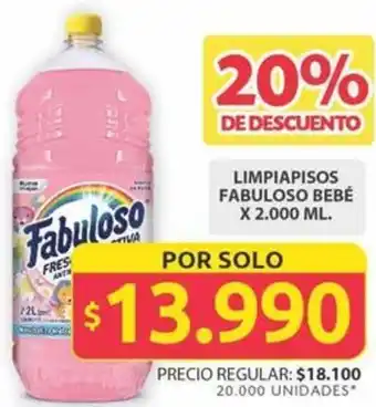Ara Fabuloso limpiapisos bebé oferta