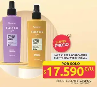 Ara Kleer lac laca recamier fuerte o suave oferta
