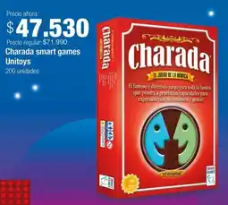 Jumbo Unitoys Charada Smart Games oferta