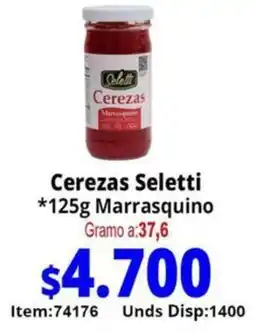 Mercamio Seletti cerezas marrasquino oferta