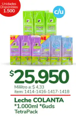 Supertiendas Cañaveral Colanta leche oferta