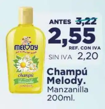 FarmaTodo Champú Melody, Manzanilla oferta