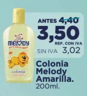 FarmaTodo Colonia Melody Amarilla oferta