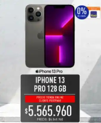 Claro iPhone 13 Pro 128GB oferta