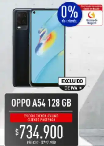 Claro Oppo A54 128GB oferta