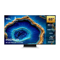 Alkomprar TV TCL 65 Pulgadas 165 cm 65C755 Premium 4K-UHD MINI LED Smart TV Google oferta