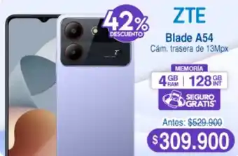 Alkosto Zte blade a54 oferta