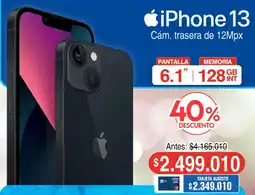 Alkosto iPhone 13 oferta