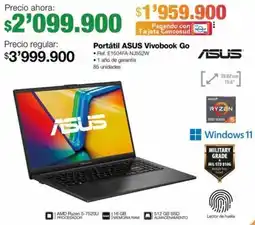 Jumbo Asus portátil vivobook go oferta