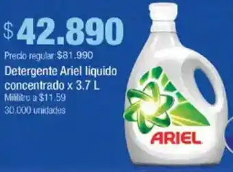 Jumbo Ariel detergente líquido concentrado oferta