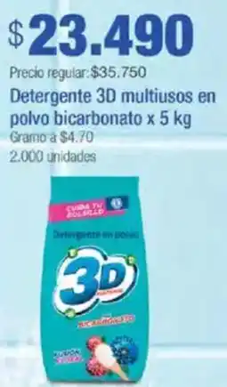 Jumbo Detergente 3d multiusos en polvo bicarbonato oferta