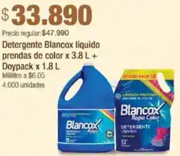 Jumbo Blancox líquido detergente oferta