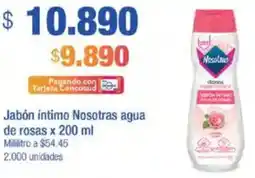 Jumbo Jabón íntimo nosotras agua de rosas oferta