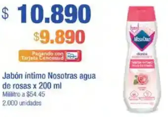 Jumbo Jabón íntimo nosotras agua de rosas oferta