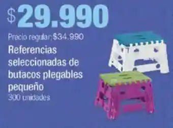 Jumbo Referencias seleccionadas de butacos plegables oferta