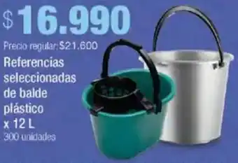 Jumbo Referencias seleccionadas de balde plástico oferta