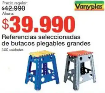 Metro Referencias seleccionadas de butacos plegables grandes oferta