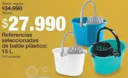 Metro Referencias seleccionadas de balde plástico oferta