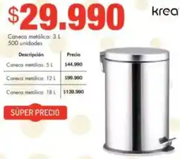 Metro Caneca metálica oferta