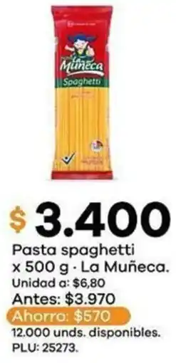 Super Inter La muñeca pasta spaghetti oferta