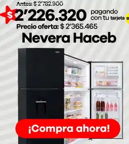 Éxito Haceb nevera oferta