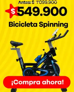 Éxito Bicicleta Spinning oferta