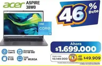 Alkomprar Acer aspire oferta