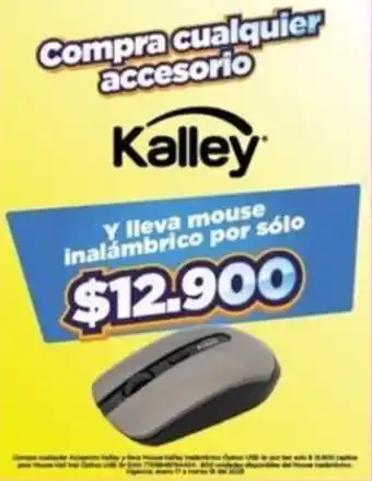 Alkomprar Kalley y lleva mouse inalámbrico por sólo oferta