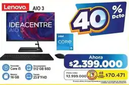 Alkomprar Lenovo AIO 3 oferta