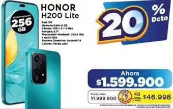 Alkomprar Honor H200 lite oferta