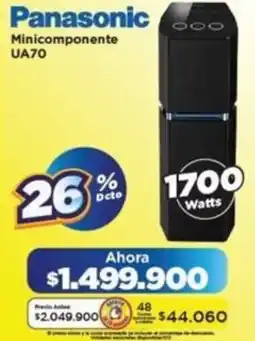 Alkomprar Panasonic minicomponente UA70 oferta