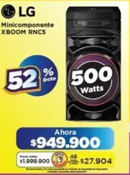 Alkomprar LG minicomponente xboom RNC5 oferta