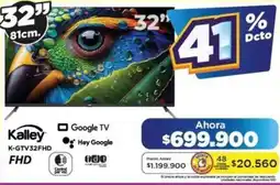 Alkomprar Kalley K-GTV32FHD 32" oferta