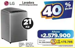 Alkomprar LG lavadora wt21vv6 inteligencia artificial oferta