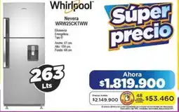 Alkomprar Whirlpool nevera oferta