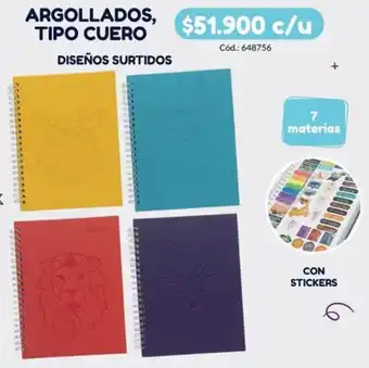 Panamericana Argollados, tipo cuero diseños surtidos oferta